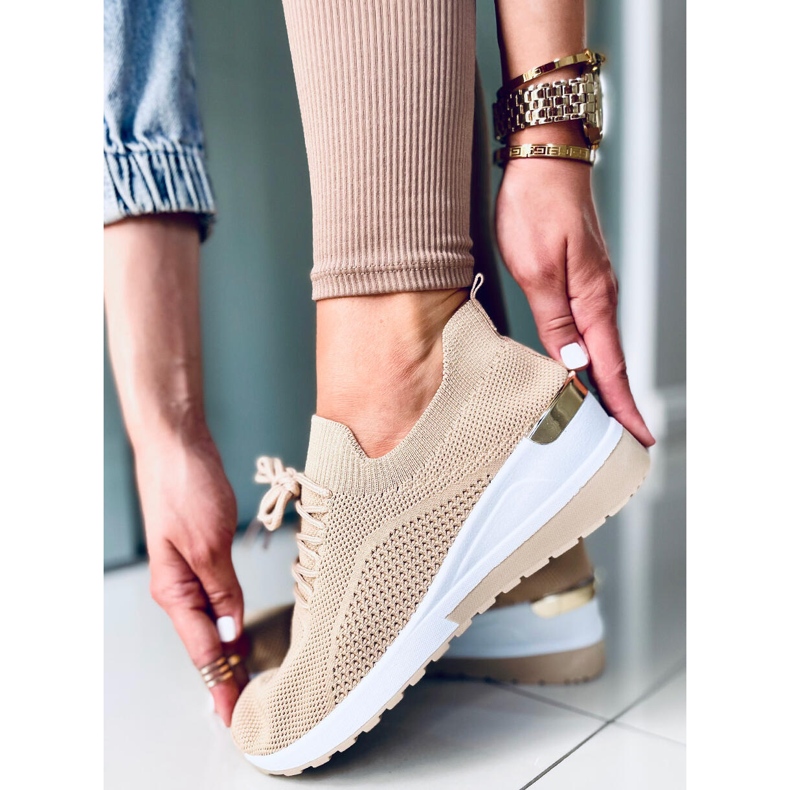 Faggio Khaki čarape bež 2