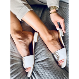 Allor White ženske papuče bijela 2