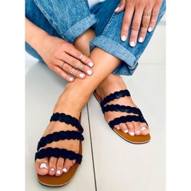 Clover Black ženske papuče crna 1