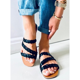 Clover Black ženske papuče crna 2