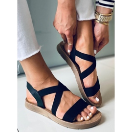 Zinnia crne ženske sandale crno 1