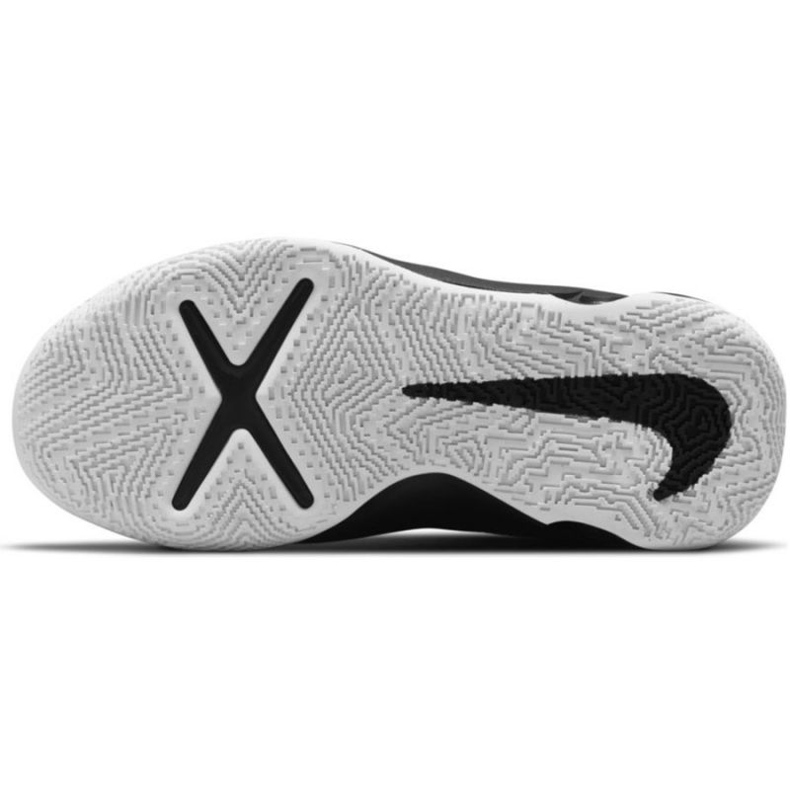 Nike Team Hustle D 10 Big Basketball Shoe Jr CW6735 004 tenisica za košarku crna srebro 6