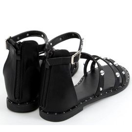 Crne kairske rimske sandale crna 1