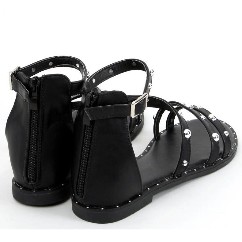 Crne kairske rimske sandale crna 1