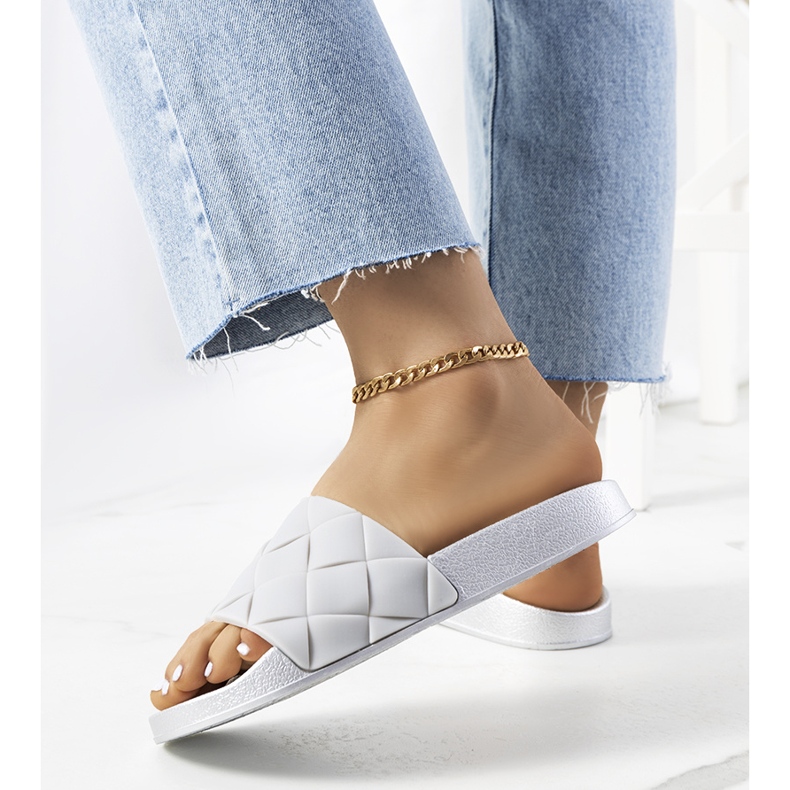 Lind srebrne gumene papuče srebro 1