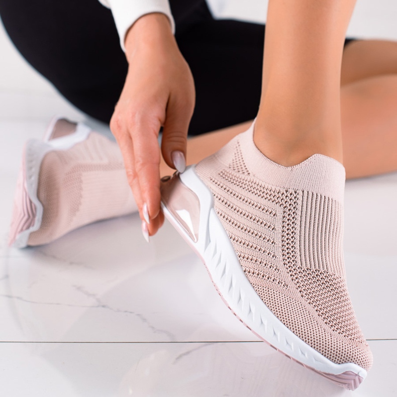 DK Udobne slip-on sportske cipele ružičasta 1