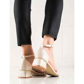 Goodin Sjajne sandale zlatni 1