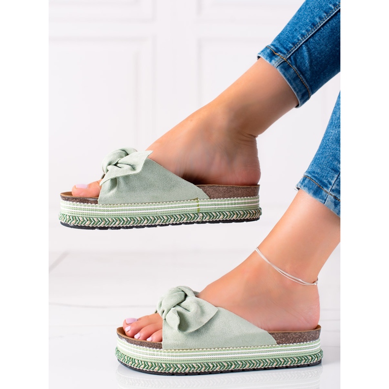 Bestelle Ženske papuče 20-365 gr zelene zelena 2