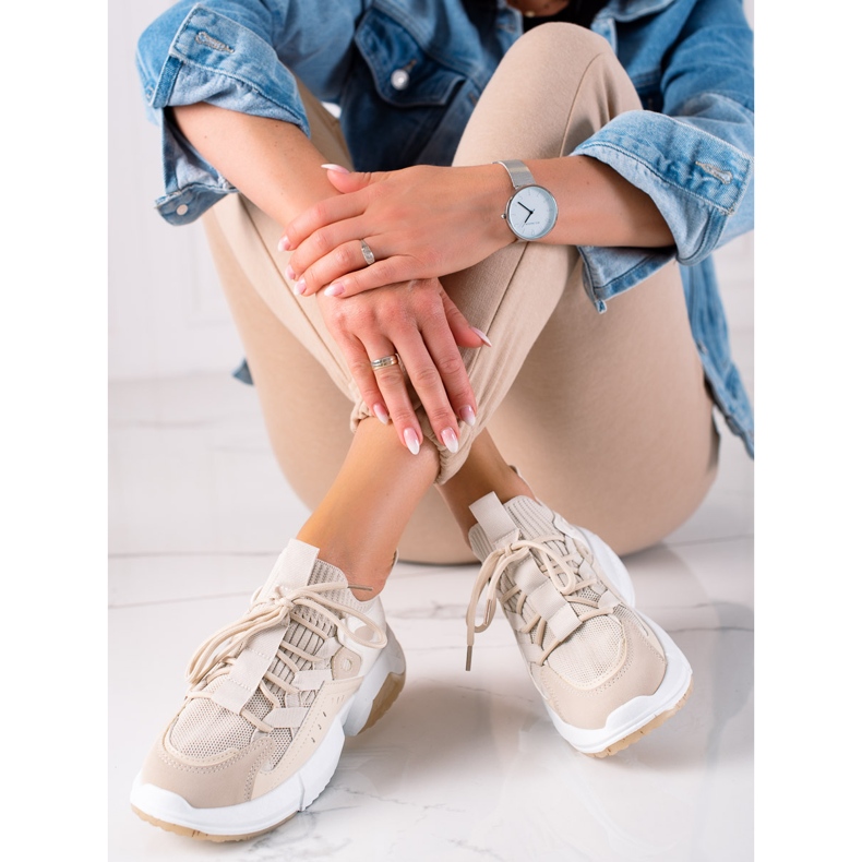 Seastar Modne tenisice u bež boji 1