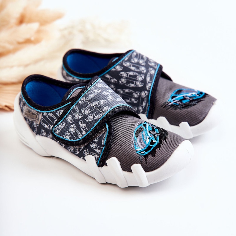 BEFADO S.A. Papuče Befado Velcro Car 273X339 Sivo-plave plava 2