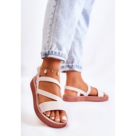 Ženske gumene sandale ZAXY JJ285053 Bijele bijela 1