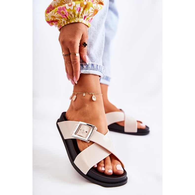 Ženske gumene papuče ZAXY JJ285057 Bijele bijela 1