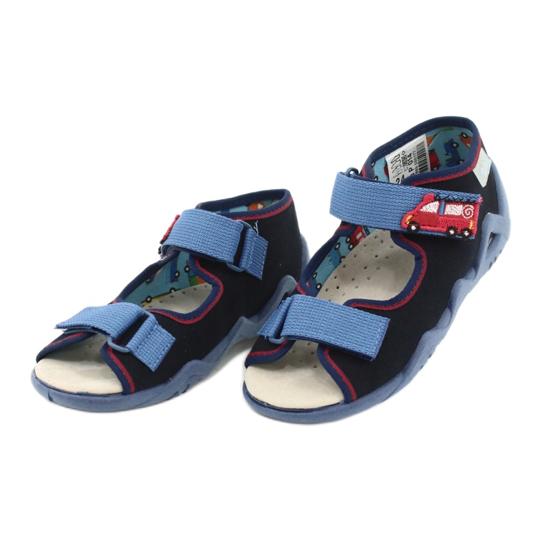 Befado žute dječje cipele 350P014 crvena tamnoplava plava 3