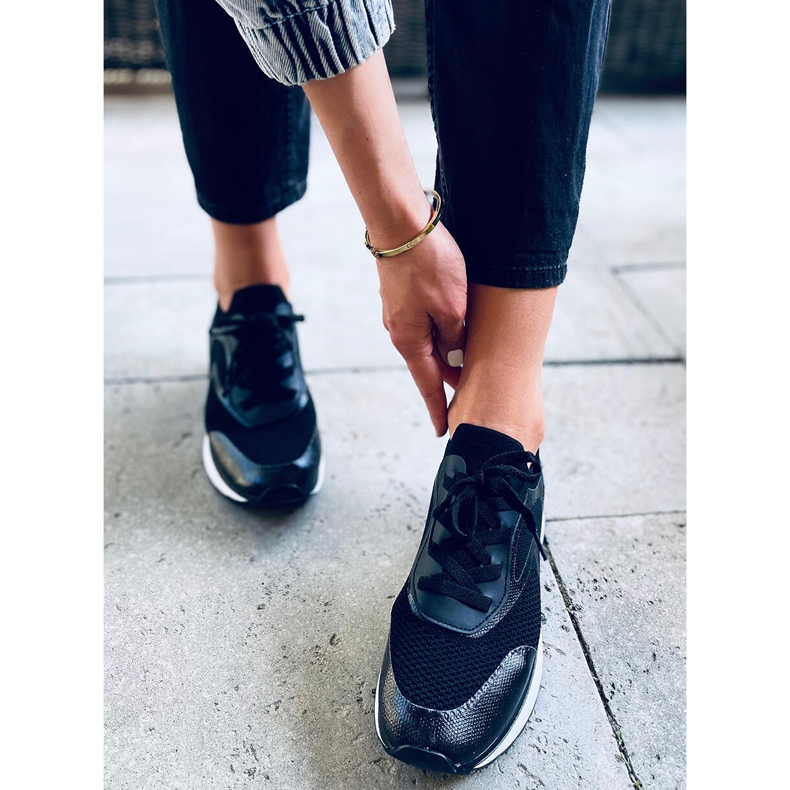 Remy crne tenisice s čarapama crna 1