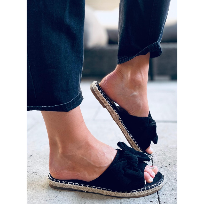 Larysa Black espadrile crna 1