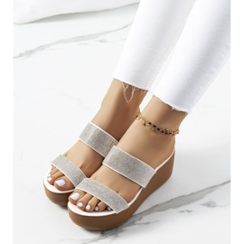 Bijele papuče na Marlien platformi bijela 1