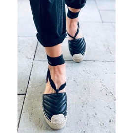Freesia Crne espadrile vezane za gležnjeve crna 2