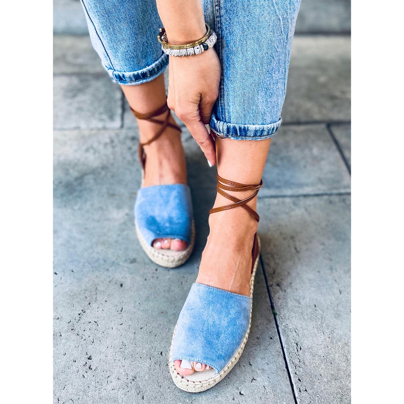 Andrina Blue ženske espadrile plava 2