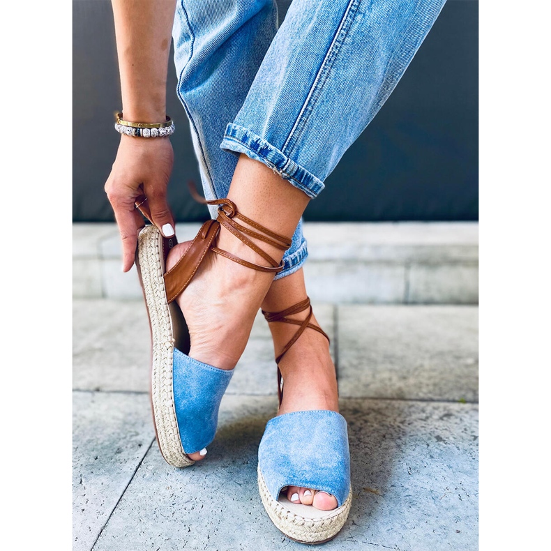 Andrina Blue ženske espadrile plava 1