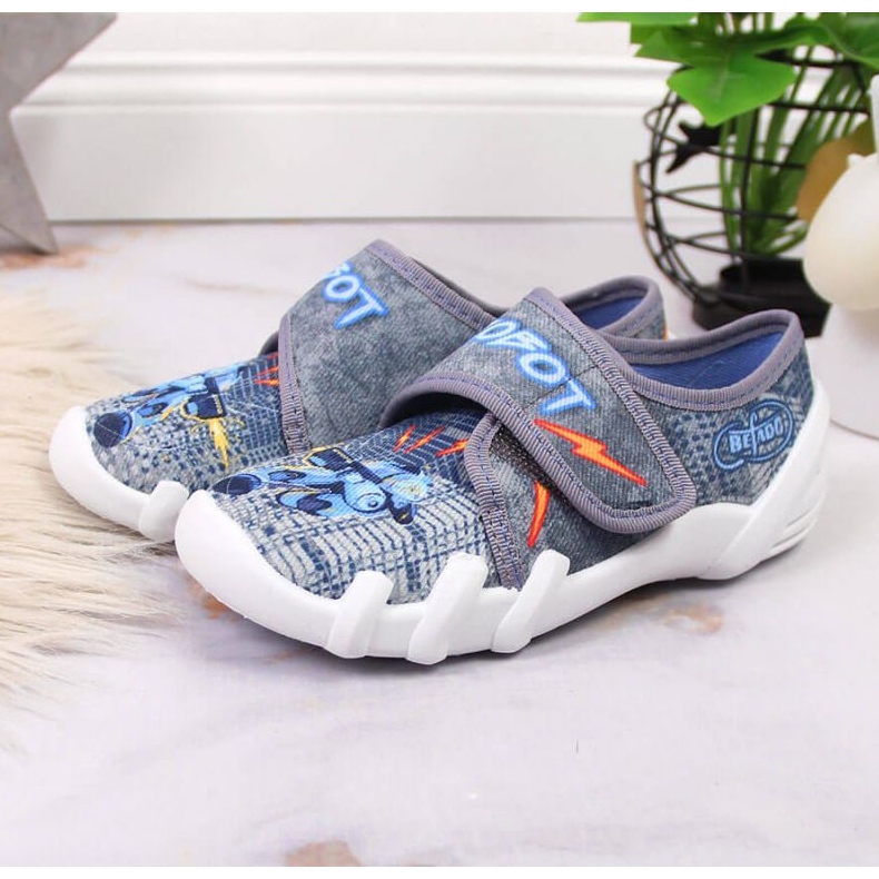 Sive čičak papuče za vrtić mlađi Befado 2