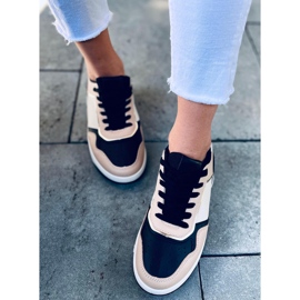 Ženske Izzie KHAKI / CRNE tenisice crno kaki raznobojna 1