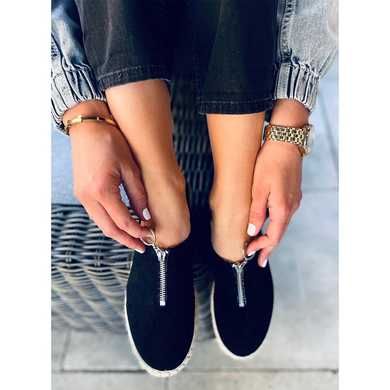 Flynn crne ženske espadrile crna 2