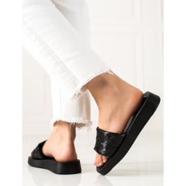 Small Swan Crne papuče crna 1