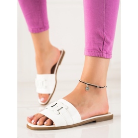 SHELOVET Klasične papuče bijela 1