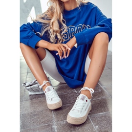 Big Star Sportske cipele Espadrile Cross Jeans JJ2R4005C Bijela 1