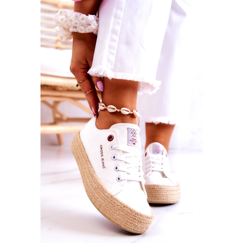 Big Star Sportske cipele Espadrile Cross Jeans JJ2R4005C Bijela 4