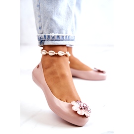 Ženske mirisne gumene balerinke ZAXY JJ285051 Nude bež 2