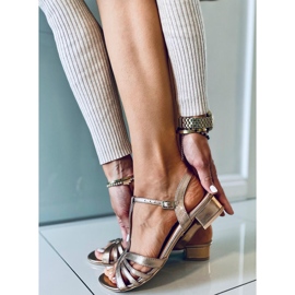 Sandale s niskom potpeticom Sparkle Champagne ružičasta 2