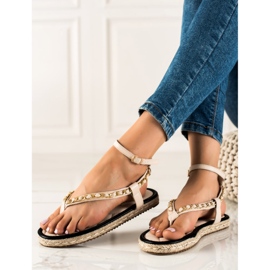 Seastar Japanke s ukrasnim lančićem bež 2