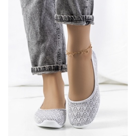 Holmen sive ažurne balerine siva 1