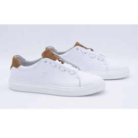 Polbut Muške kožne sportske cipele 2109 bijele boje bijela 2