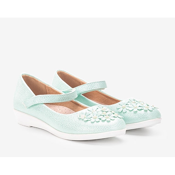 BM Zelene sjajne balerinke za djecu Alaja zelena 1