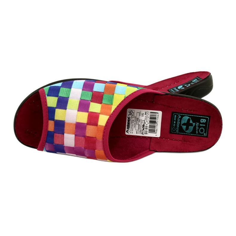 Ženske papuče Adanex 27266 SAK1 crvena 5