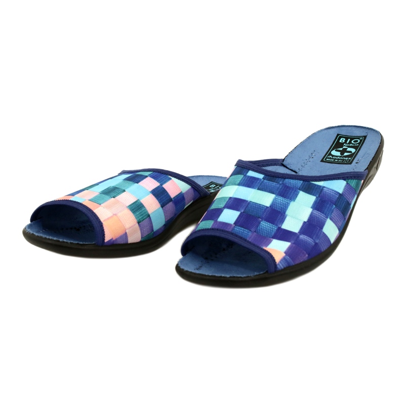 Ženske papuče Adanex 27268 SAK1 ljubičasta mornarsko plava plava naranča 3