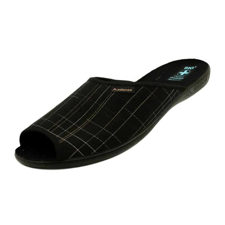 Adanex muške papuče papuče 25954 crne crno 3