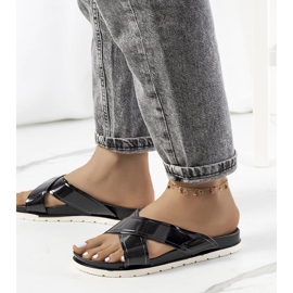 Crne ženske papuče Nicolay crno 1