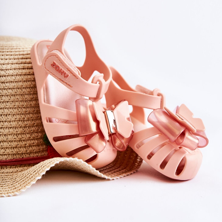 Dječje sandale s čičak mirisom ZAXY JJ385036 Nude ['ružičasto'] ružičasta 2