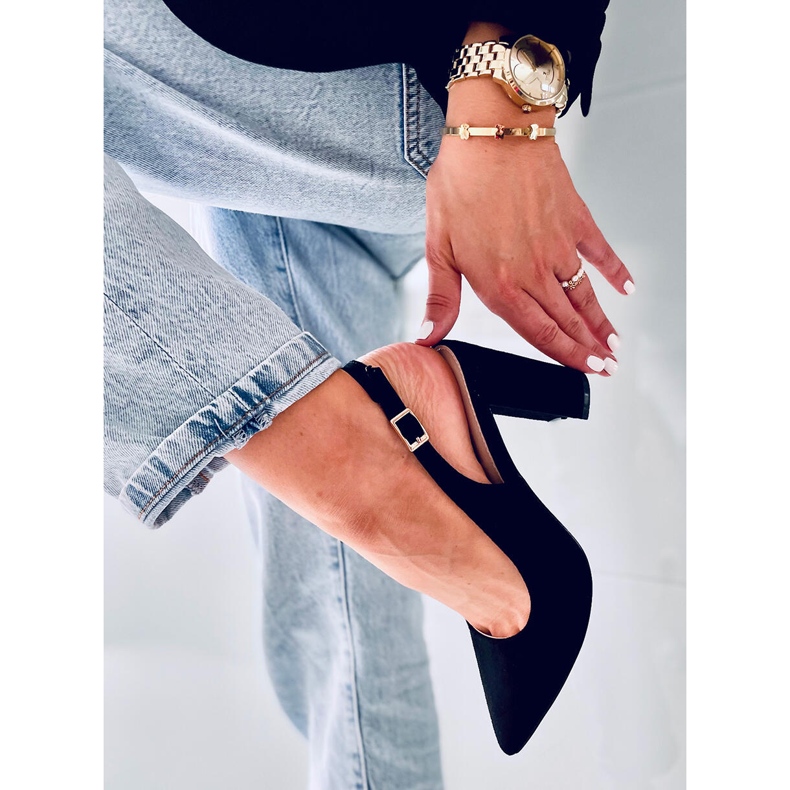 Pumpe s otvorenom petom Spectra Negro crna 2