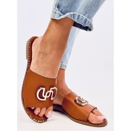 Larisa Camel ženske papuče smeđa 2