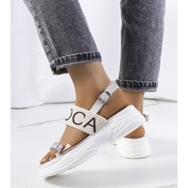 Hanin ženske bijele sandale bijela 1