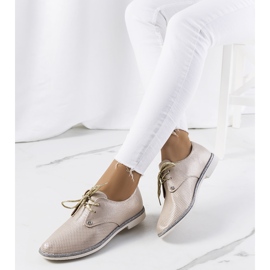 Grand Street sjajne zlatne cipele na vezanje zlatni 1