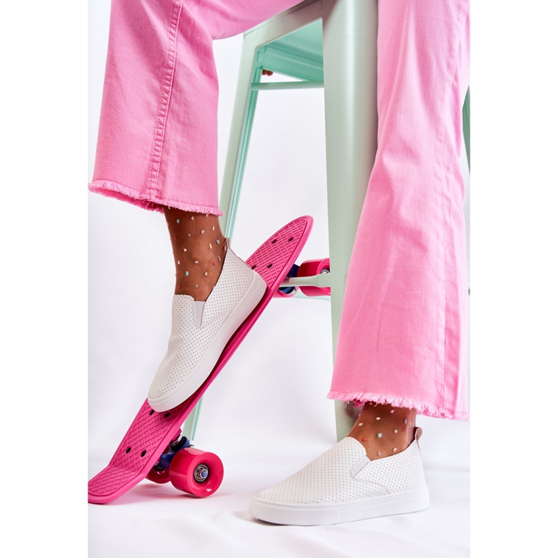 FK2 Ženske bijele Viviana slip on cipele bijela 1