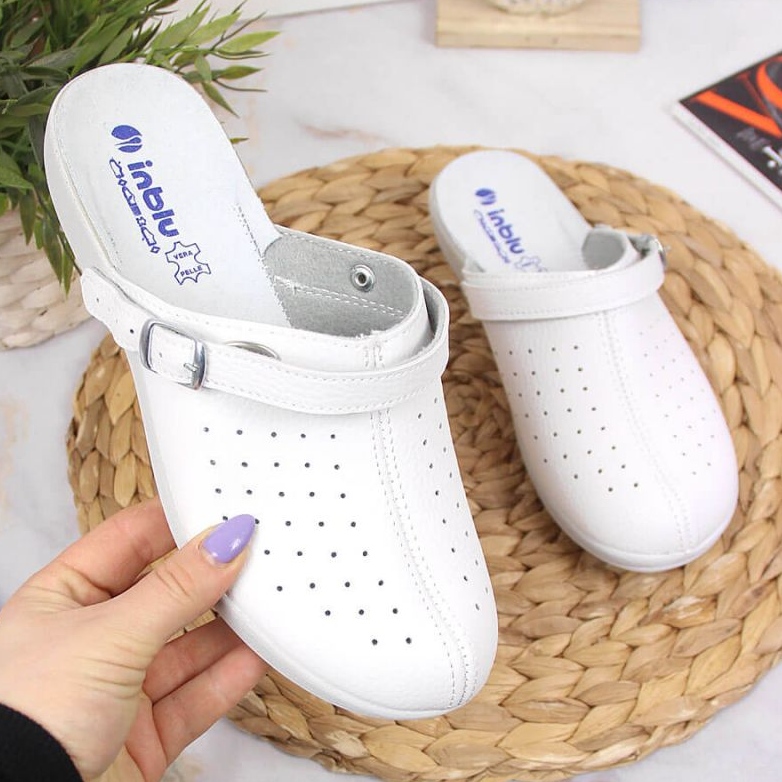 Sanitarne Inblu W ARC14 papuče bijele bijela 1