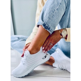 Tenisice s čarapama Lars White bijela 2