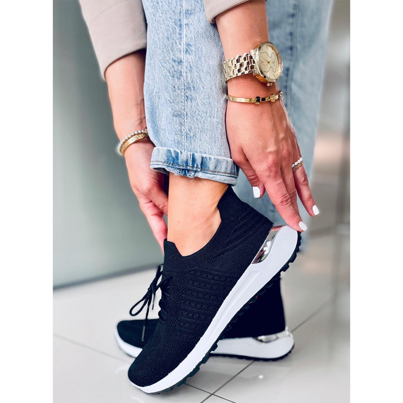 Lars tenisice crne čarape crna 1