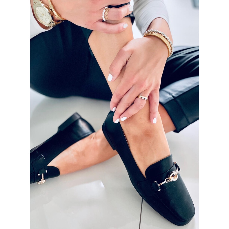 Tansy crne ženske mokasinke crna 1